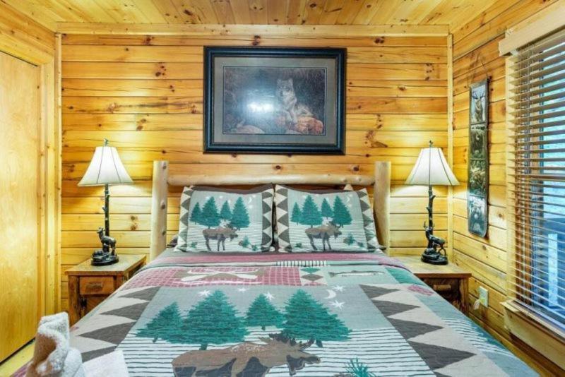 Вилла Mountain Spirit Cabin - Fireplace And Hot Tub Блу-Ридж Экстерьер фото