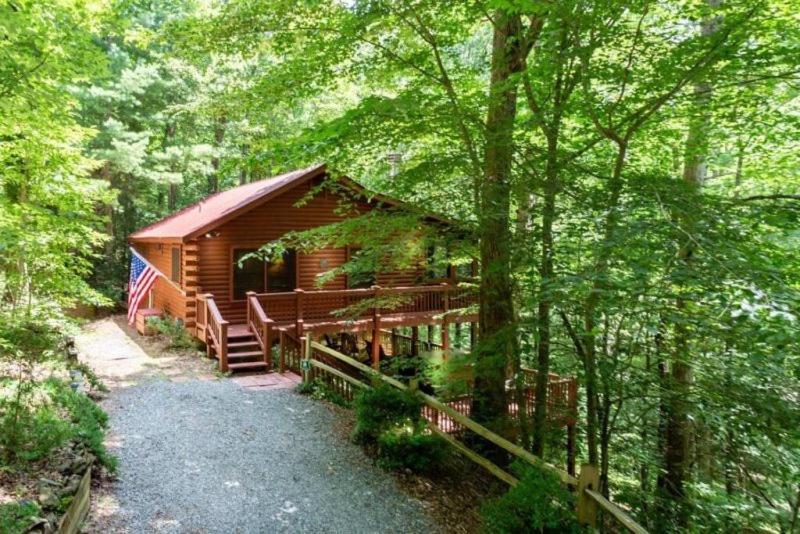 Вилла Mountain Spirit Cabin - Fireplace And Hot Tub Блу-Ридж Экстерьер фото
