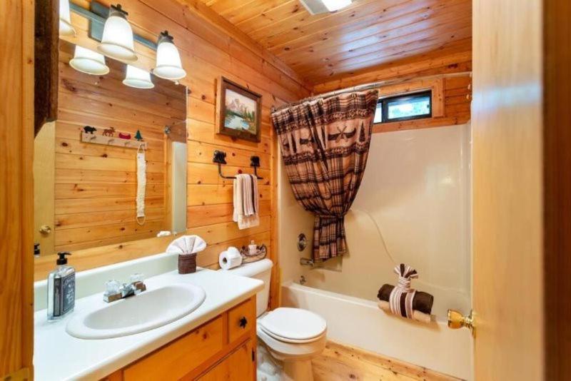 Вилла Mountain Spirit Cabin - Fireplace And Hot Tub Блу-Ридж Экстерьер фото